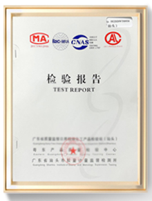 Original factory test report
